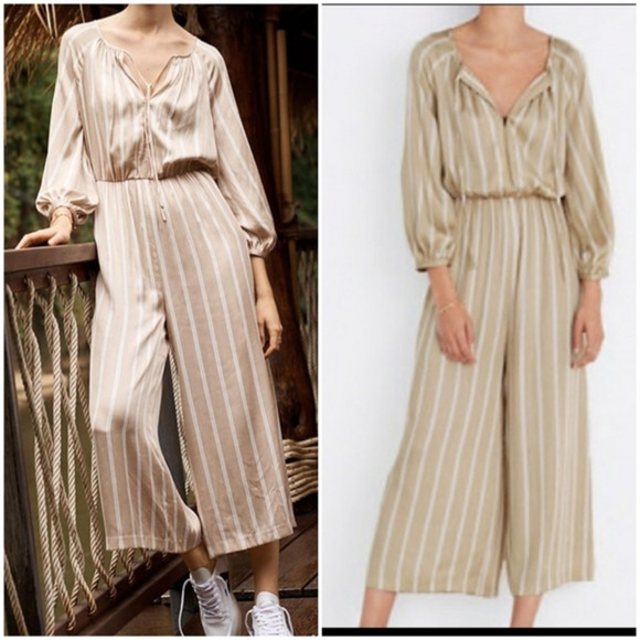 Madewell Striped Cypress Jumpsuit‎ - Picture 1 of 3